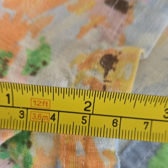 Cynthia Rowley Linen Blend Shorts Coastal Scenic Print Beach Resort Medium - Picture 8 of 8